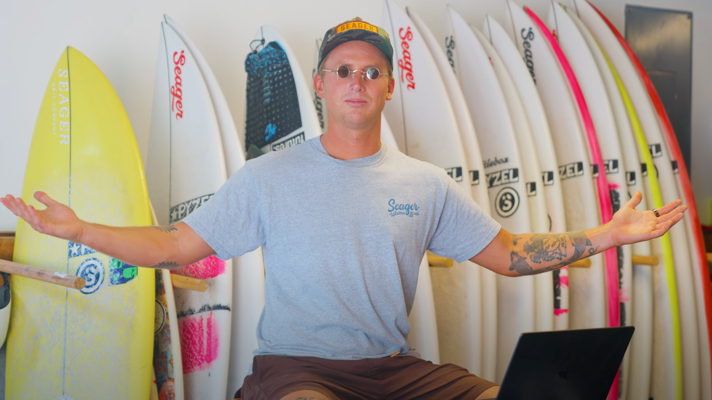 Finn Mcgill's Favorite Pyzel Surfboards