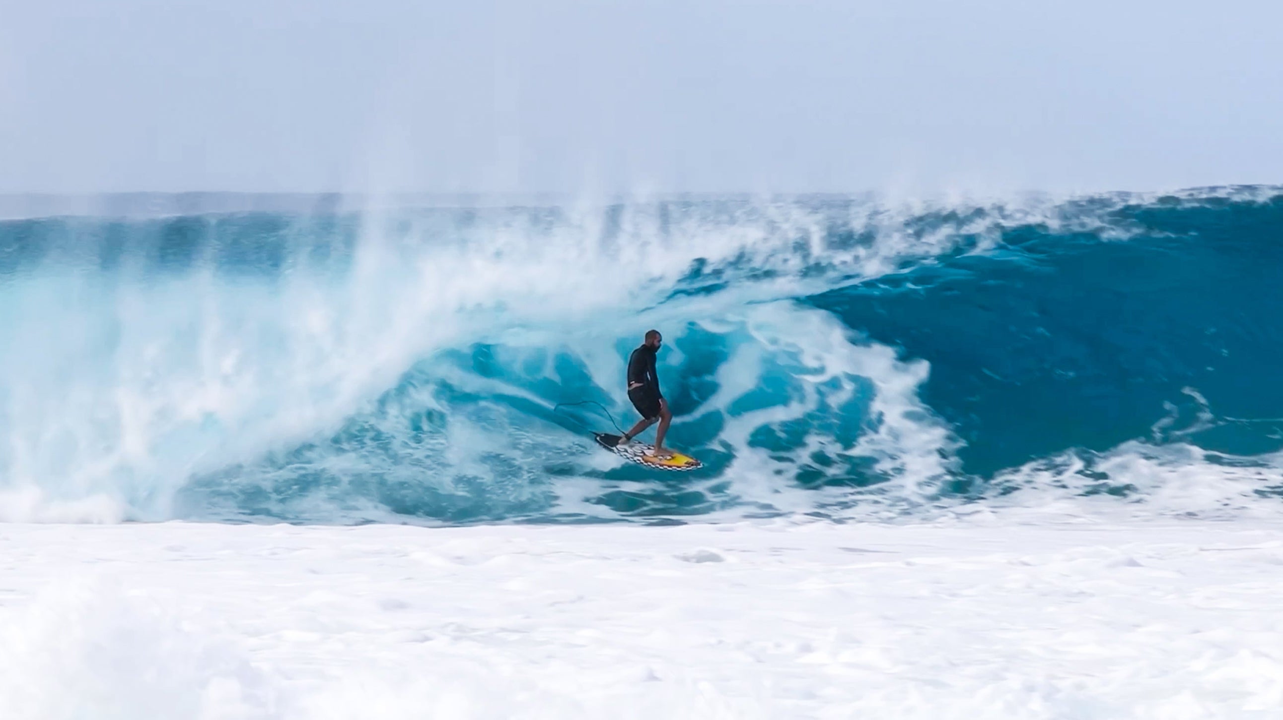 Ivan Florence Surfing his 5'6" Pyzel White Tiger