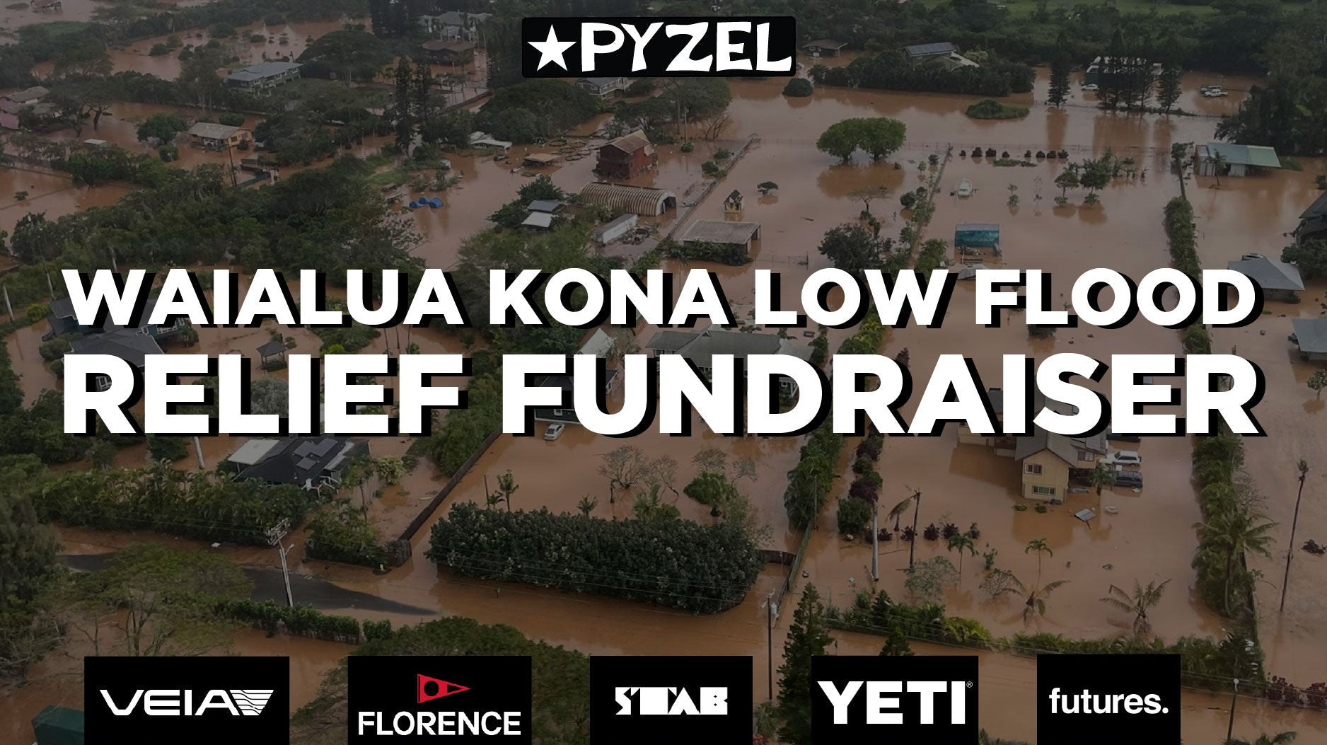 North Shore Flood Relief Raffle Fundraiser by Pyzel Surfboards