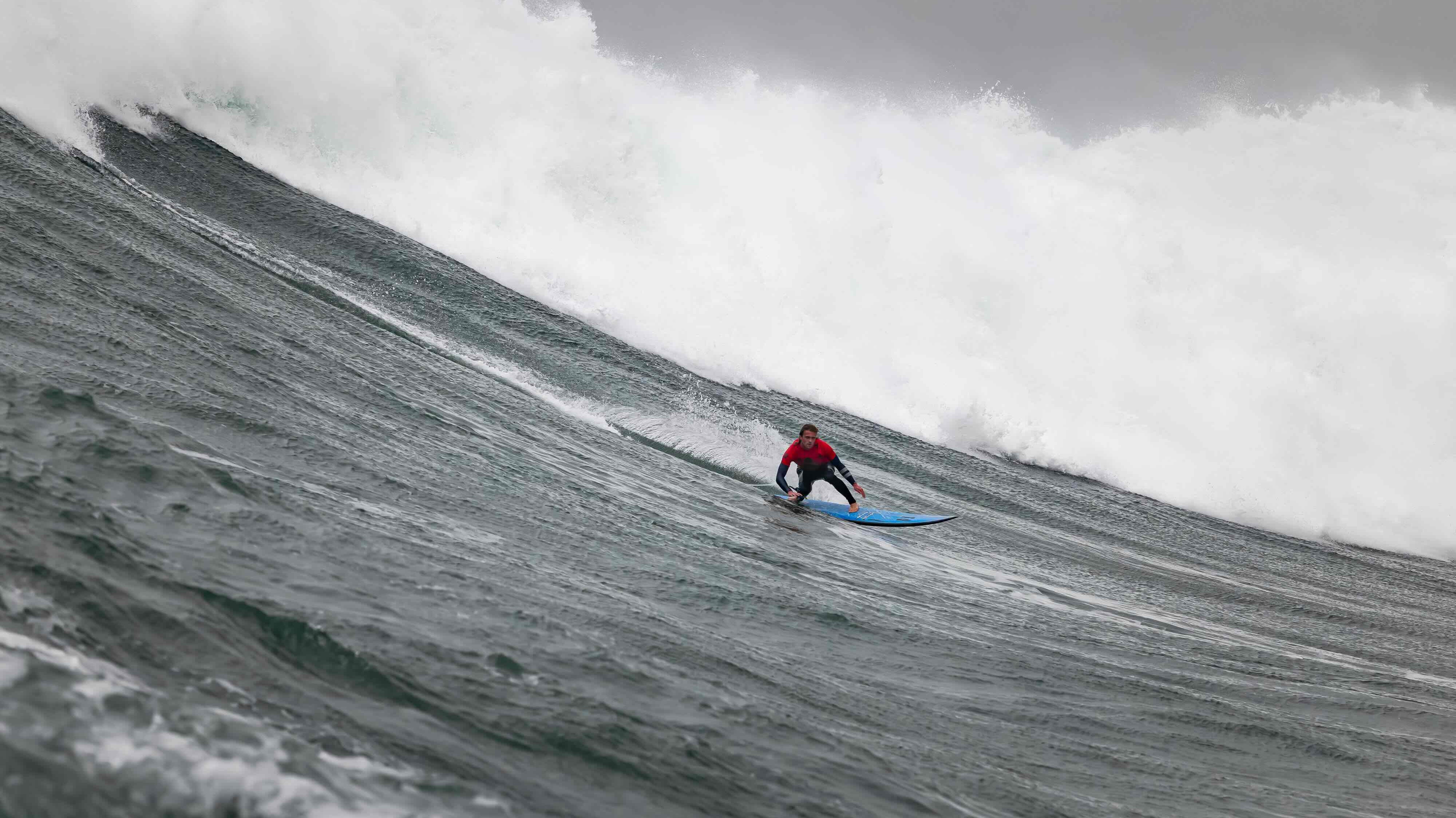 Employee Logan Kamen Competes in the Pico Alto Pro