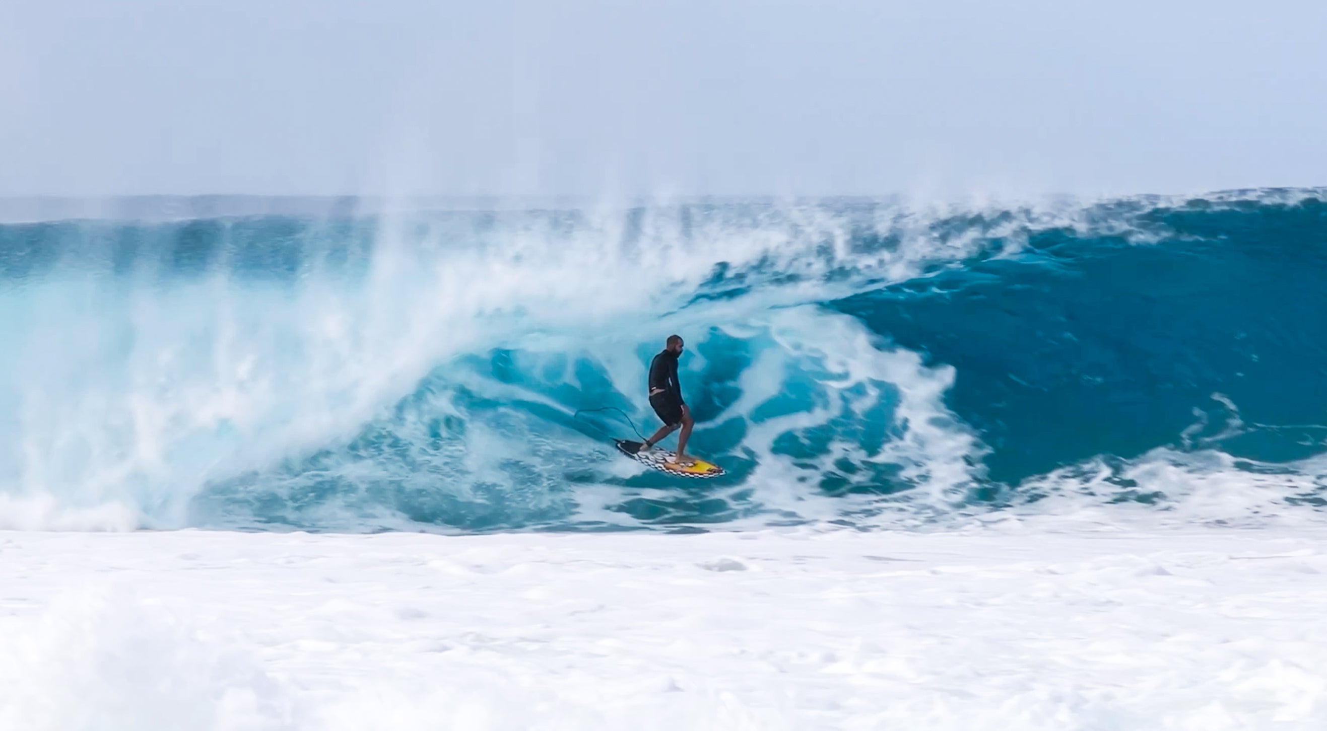 Ivan Florence Surfing his 5'6" Pyzel White Tiger
