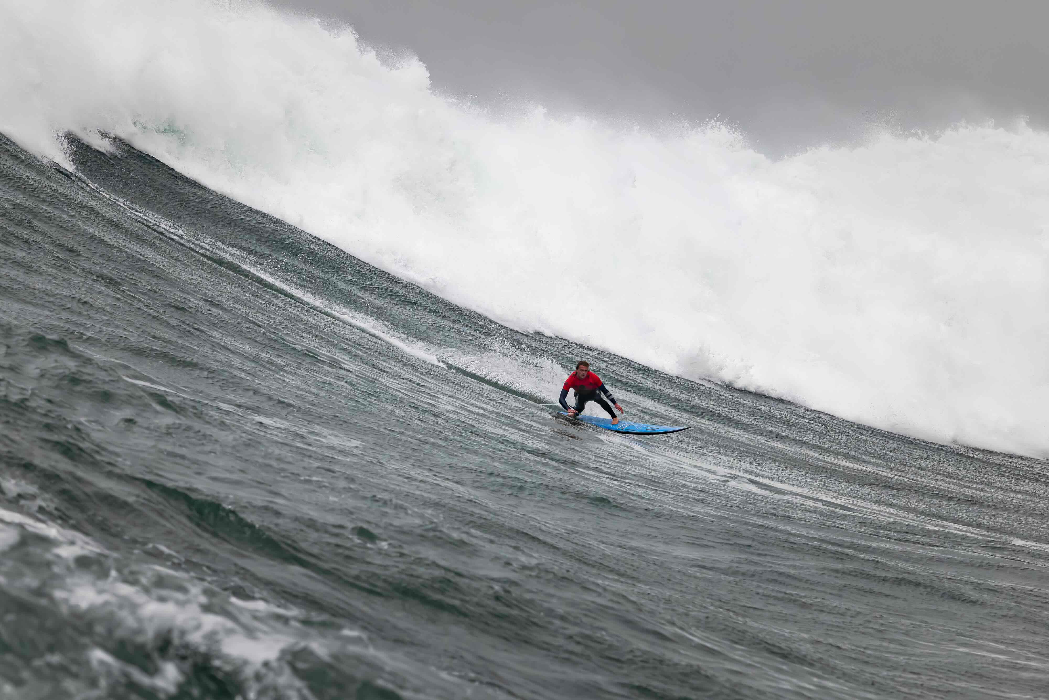 Employee Logan Kamen Competes in the Pico Alto Pro