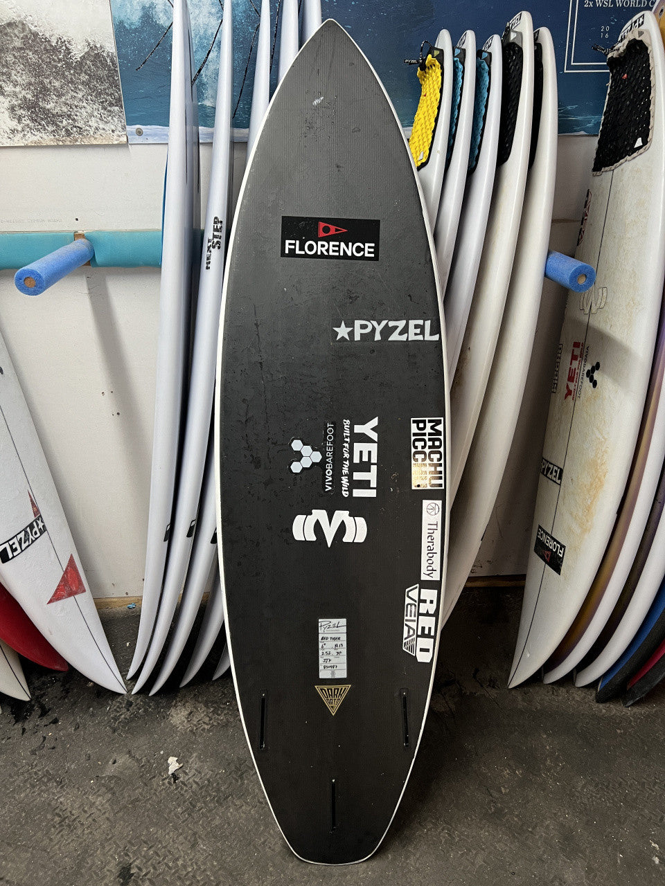 Red Tiger | 6'0" x 19 1/8" x 2 1/2" - 31.00L | Futures x 3 | Dark Arts | Used Board | HI