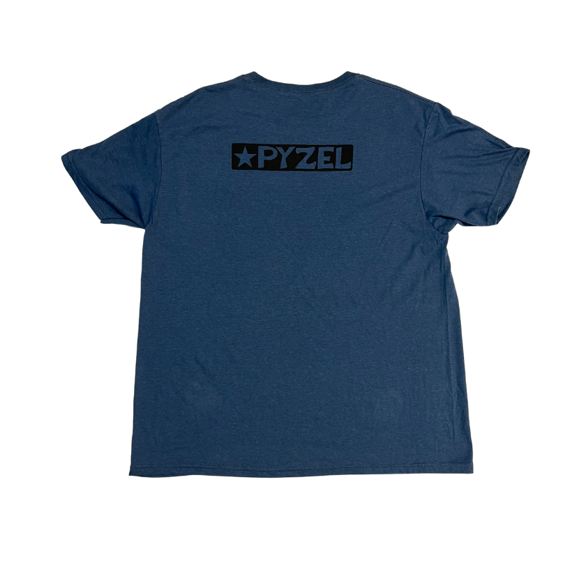 Logo T-shirt Indigo Black – Pyzel Surfboards