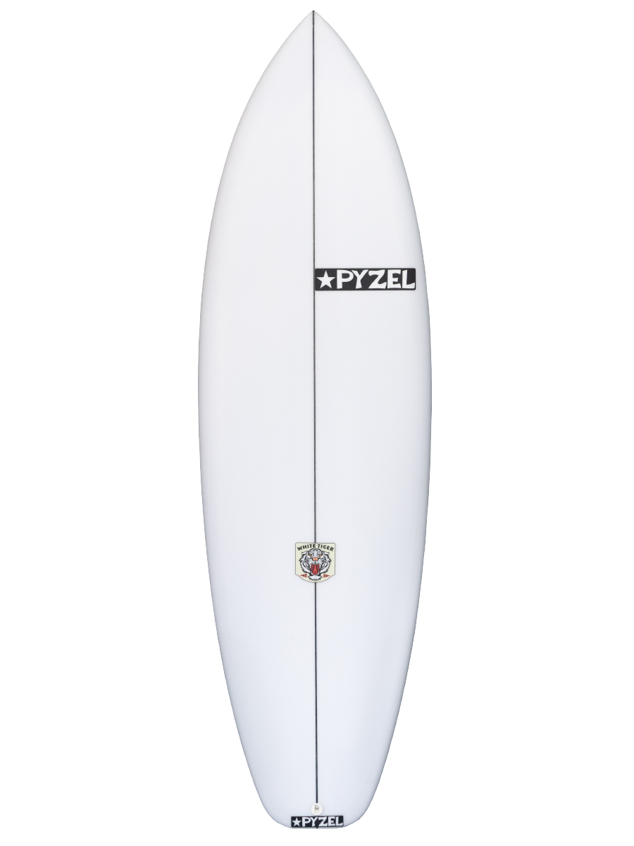 White Tiger | 5'4" x 19 1/4" x 2 7/16" - 28.20L | Futures x 5 | PU | New Board | HI