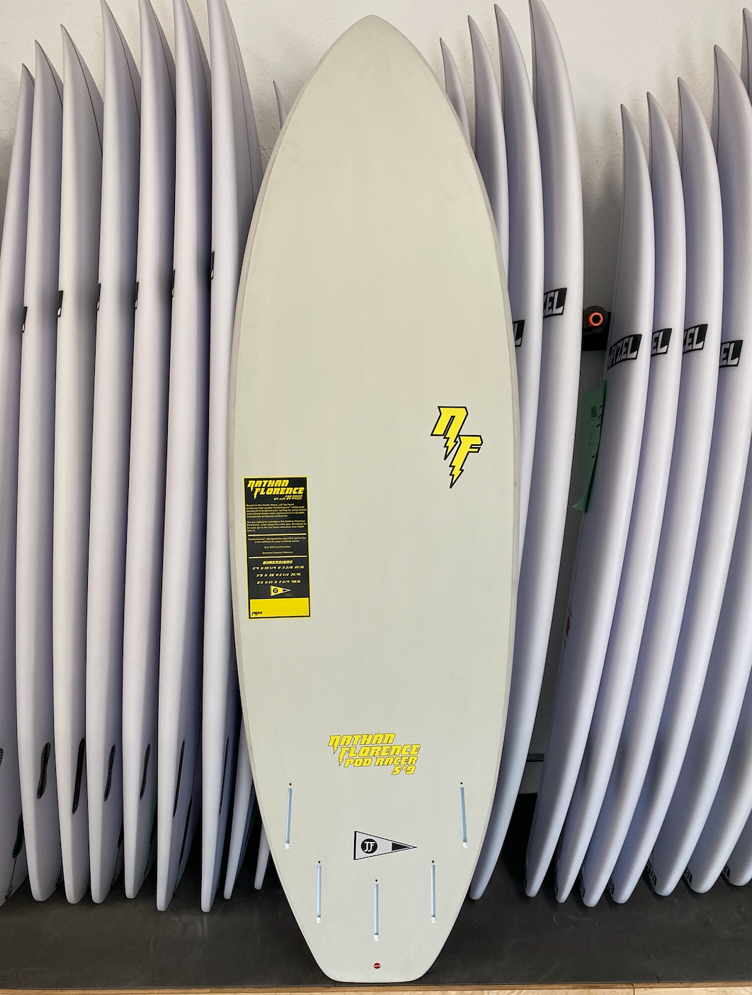 od Racer Used JJF BY PYZEL Nathan Florence 5'9 od Racer Used JJF BY PYZEL Nathan Florence 5'9