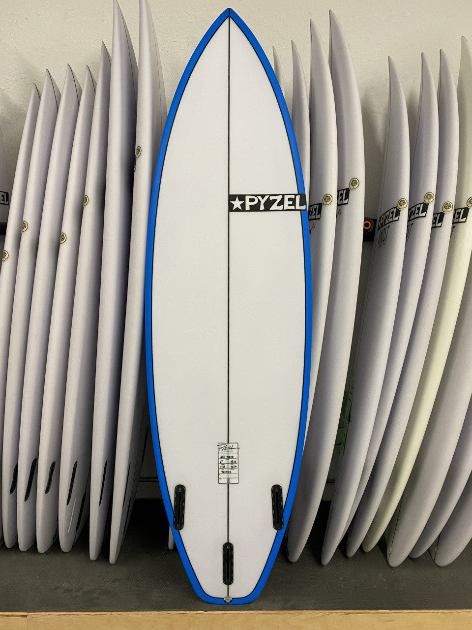 JJF Dims - Red Tiger | 6'0" x 19 1/8" x 2 1/2" - 30.70L | Futures x 3 | PU | New Board | CA