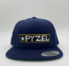 Pyzel Large Gold Label Snapback Hat, Navy