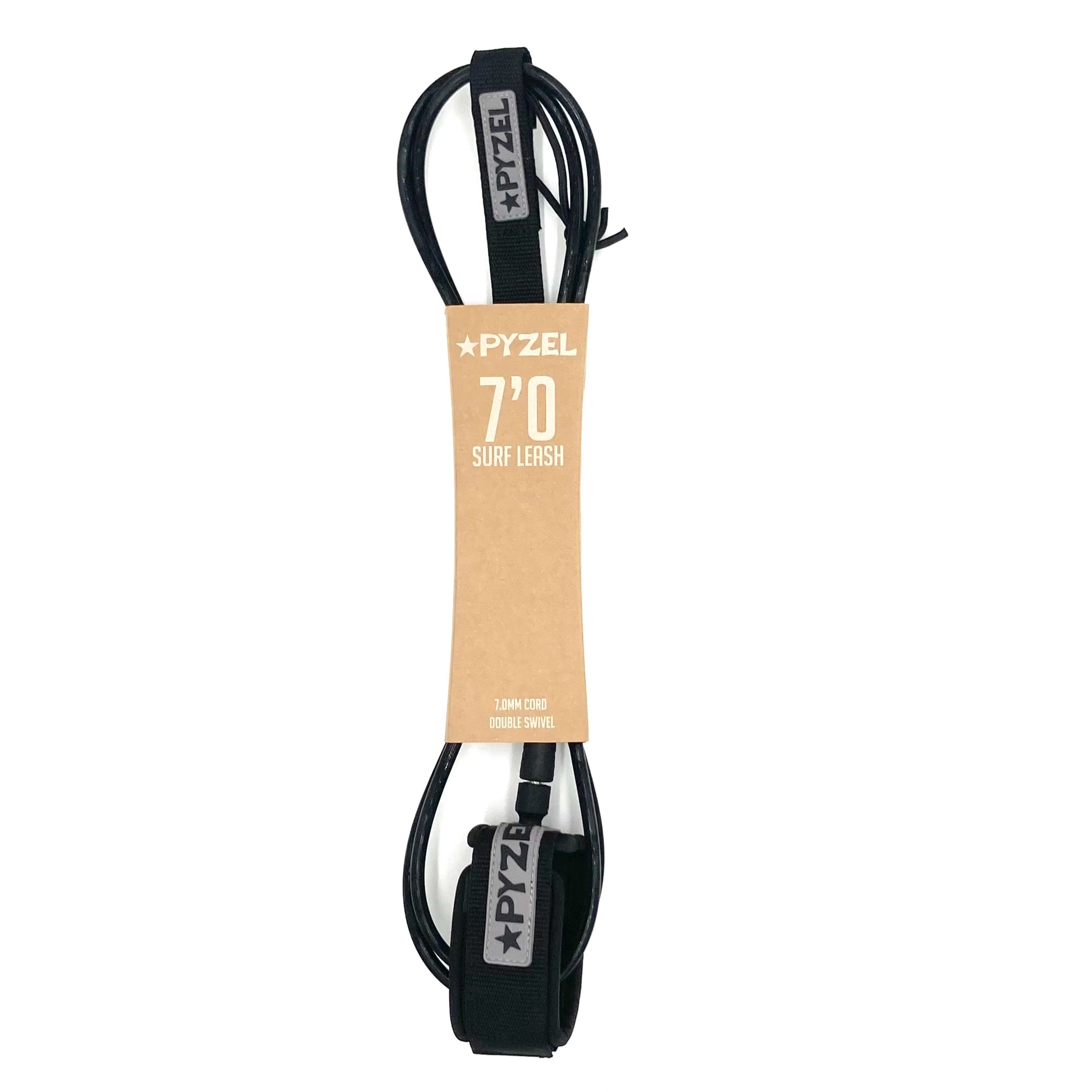 DESTINATION『LEASH MATT MEDIUM ７’』 BLACK Surf Leashes – DestinationSurf