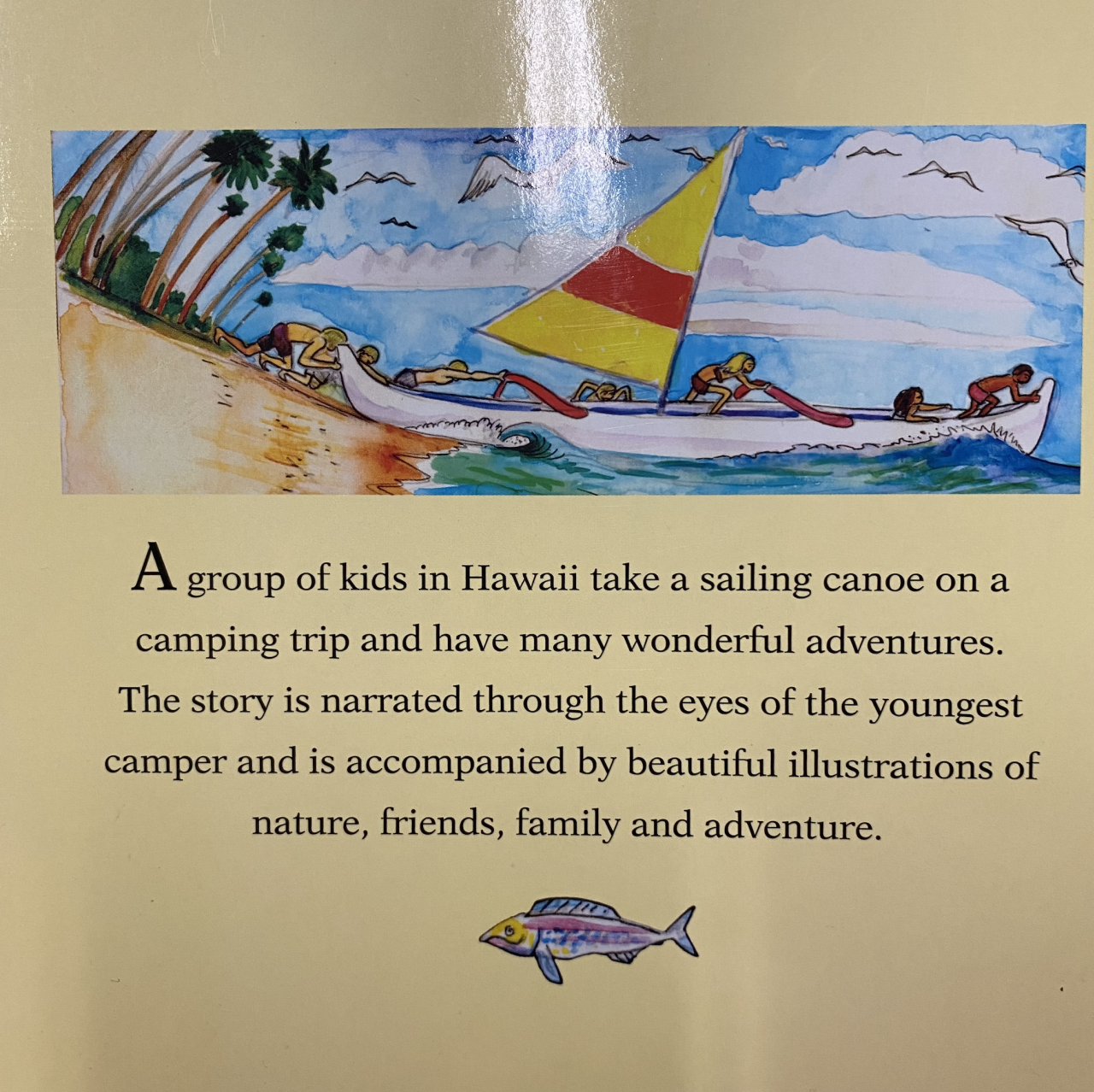 Children's Book, The Great Sailing Canoe Adventure