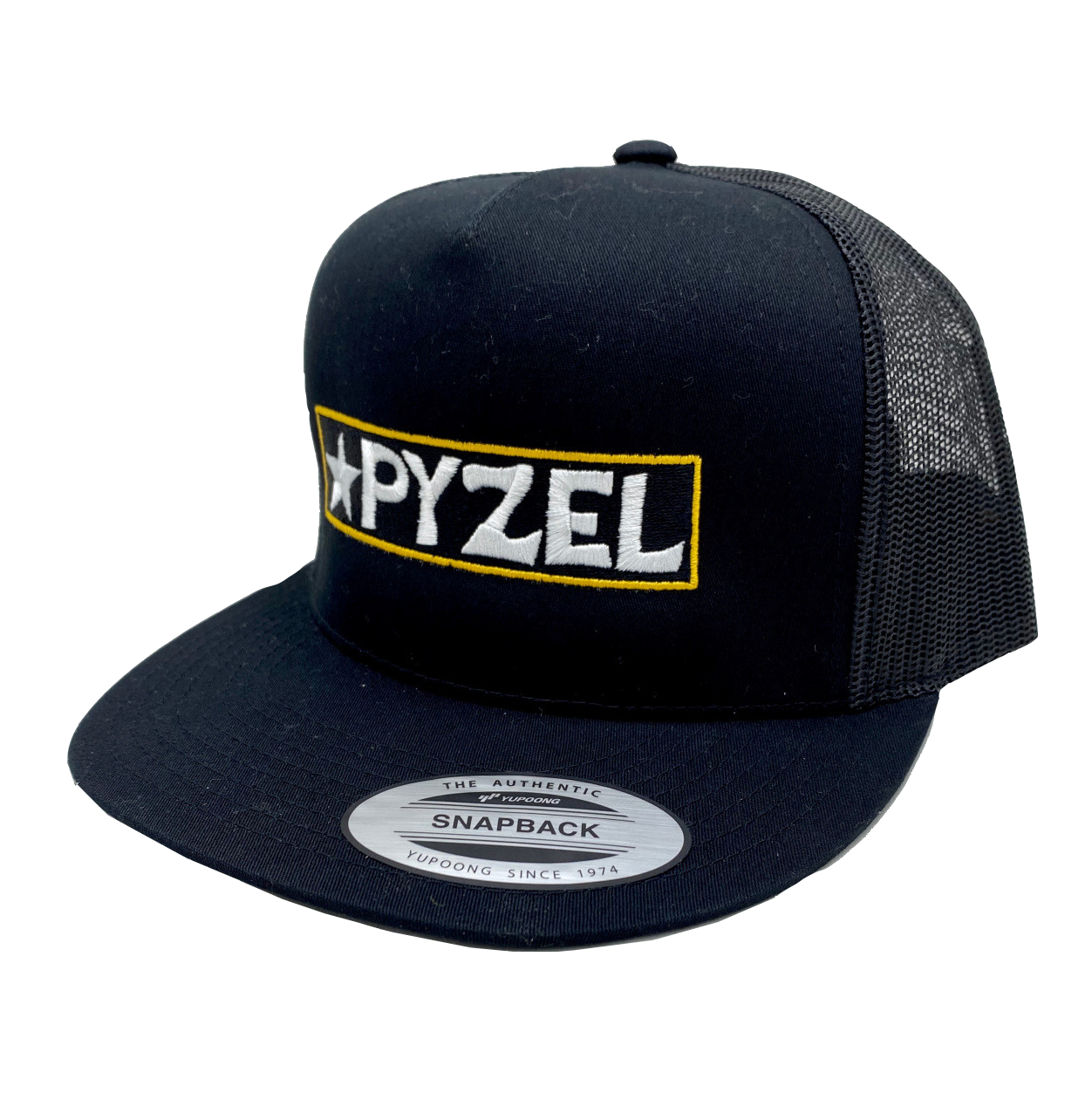 Gold Label Trucker Hat, Black