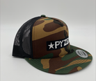 Pyzel Bar Logo Trucker Hat, Camo