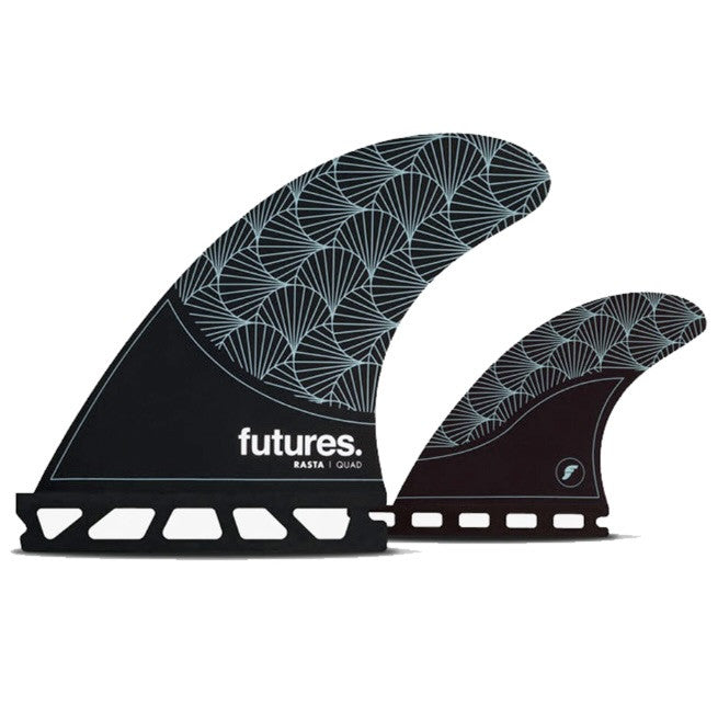 Futures Rasta HC Quad - Black/teal