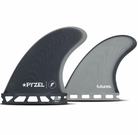 Futures Padillac Fiberglass Quad Fins - Blue/Grey