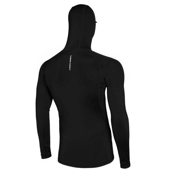 Longsleeve Hooded Rashguard - Black