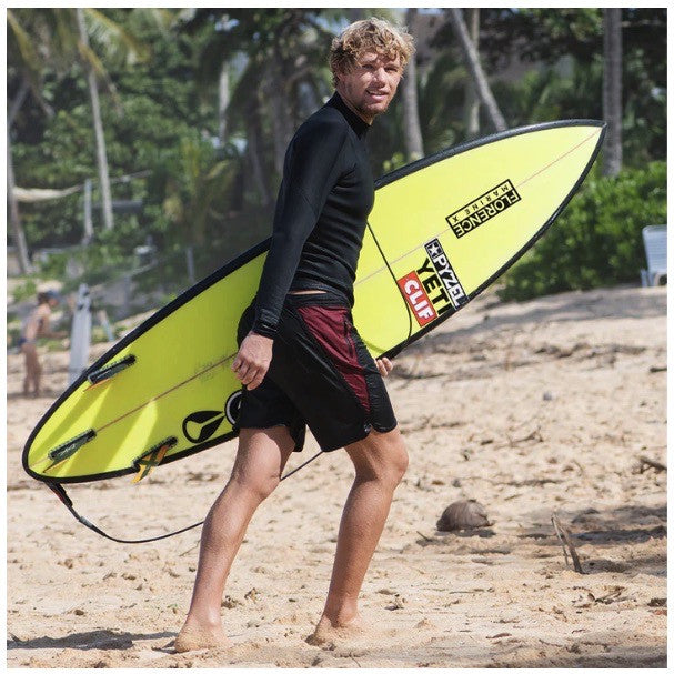 Block Boardshort - Black Racing Red