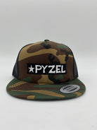 Pyzel Bar Logo Trucker Hat, Camo