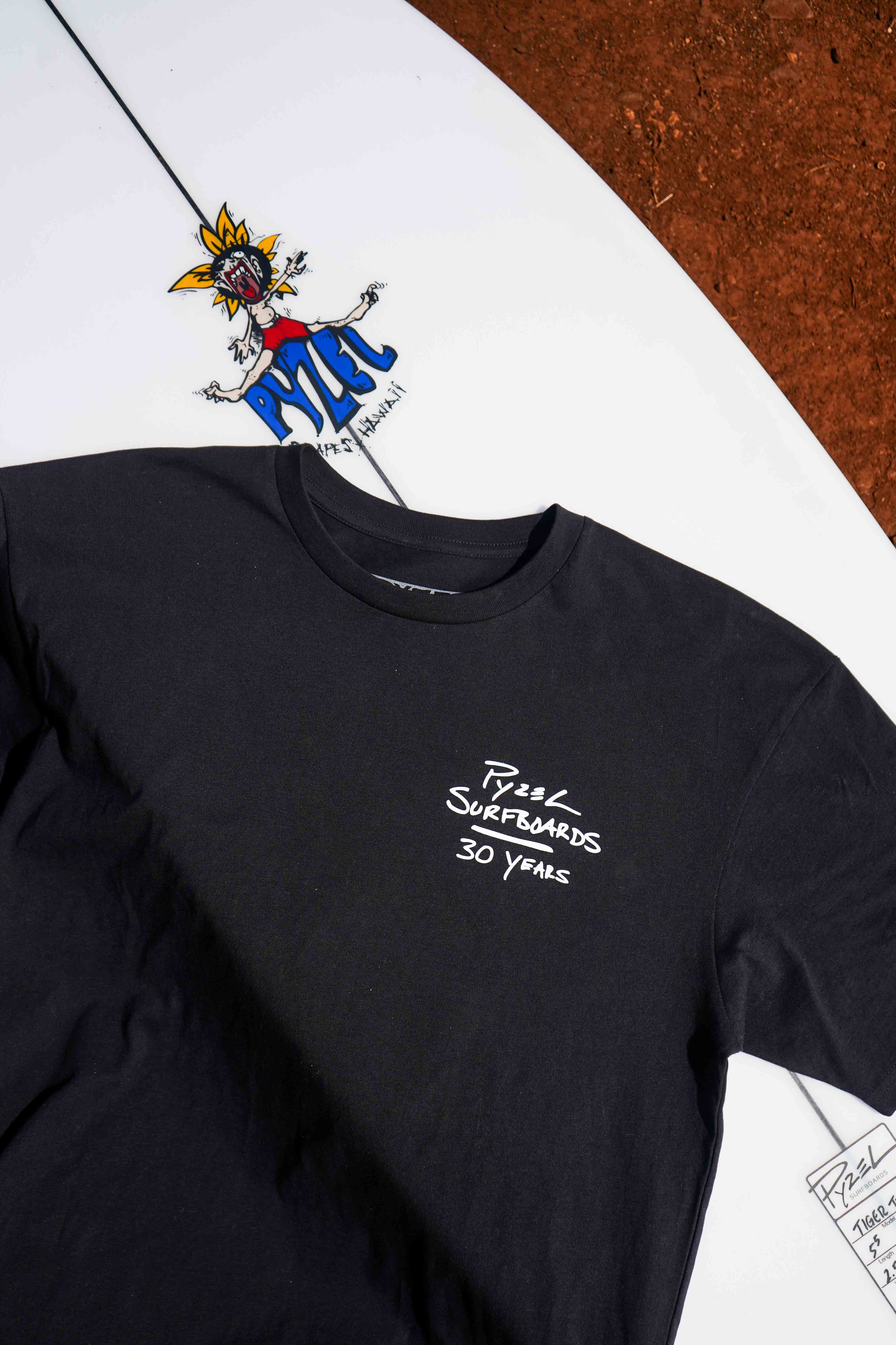 Pyzel 30 Years - Too Much Coffee Tee | Pyzel Surfboards