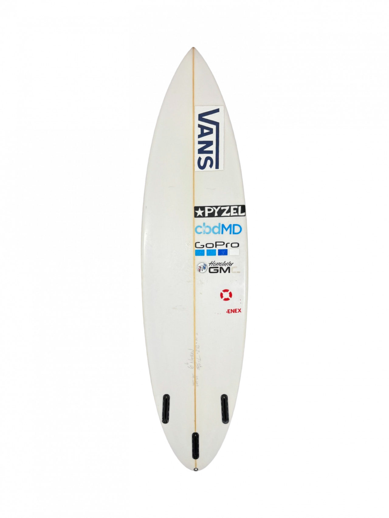 Next Step 6'6" x 18 5/8" X 2 1/2", Round Pin, 3x Futures Fin Boxes, PU [Good] - ID:245949