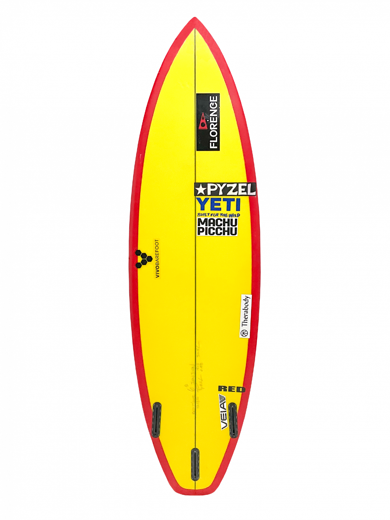 Red Tiger | 5'9" x 19 1/8" x 2 5/16" - 27.50L | FCS 2 x 3 | PU | New Board | HI