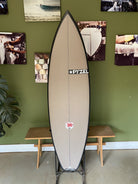 Red Tiger | 5'10" x 19 1/4" x 2 3/8" - 28.70L | FCS 2 x 3 | PU | New Board | HI