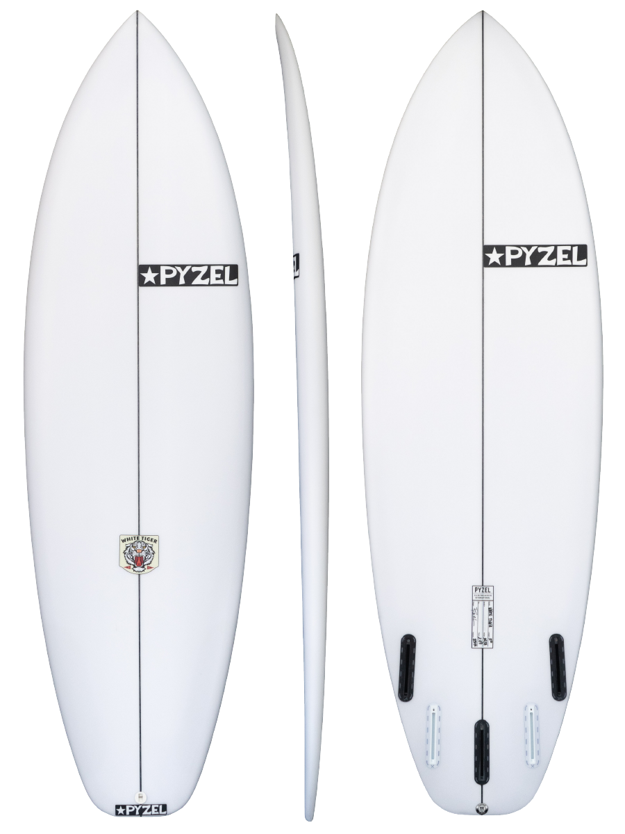 White Tiger | 6'0" x 20 3/4" x 2 3/4" - 38.40L | Futures x 5 | PU | New Board | HI